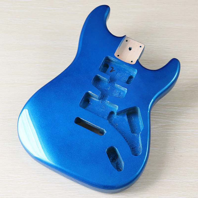 metallic blau elektrische gitarre körper gitarre körper strat st körper gute pappel holz st gitarre körper gitarre barrel free glo