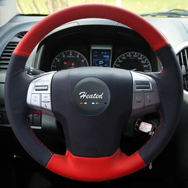 Оплетка на руль для isuzu dmax 2014 mu x volante del coche оплетка руль|steering wheel cover|wheel coveron the steering |