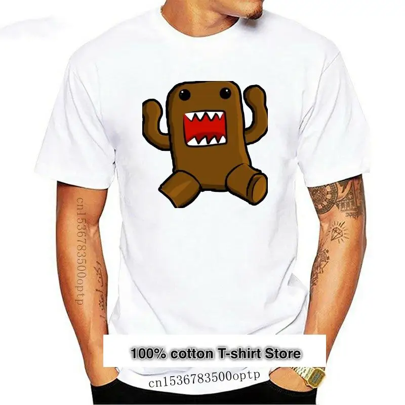 

Camiseta de manga corta para hombre, prenda de vestir, de alta calidad, estilo japonés, Domo Kun, nueva moda