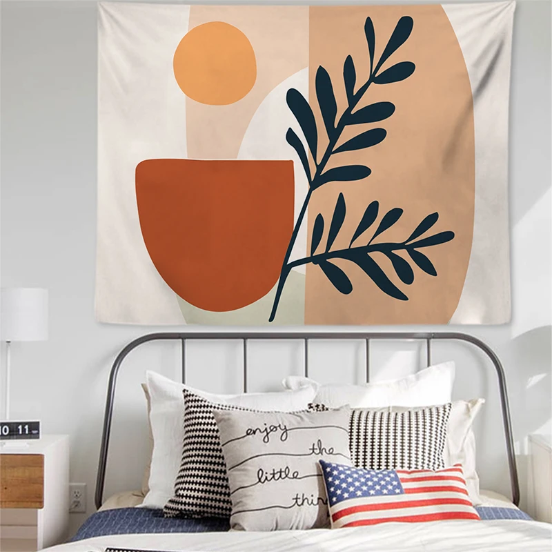 Радужный гобелен настенный в скандинавском стиле для гостиной домашний декор
