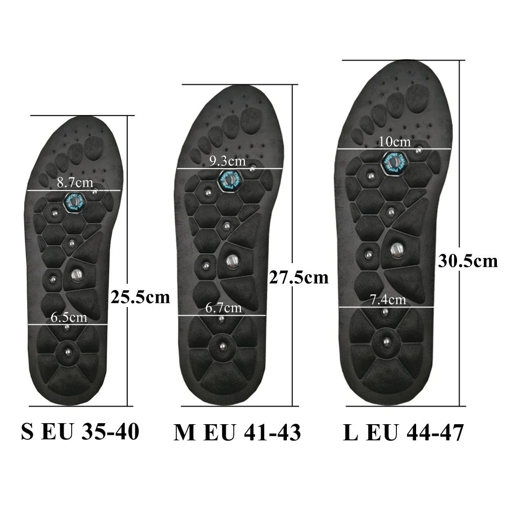 

WINRUOCEN Magnet Massage Orthopedic Insoles Therapy Slimming Breathable Unisex Shoe Comfort Health Care Pads Magnet Insoles
