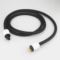 high quality 10awg hifi power cable with us plug power cord cable tube amp dvd audiophile