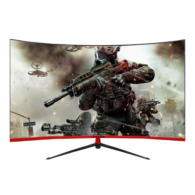 Amoi 27 &quot165 монитор Гц геймера ЖК дисплей изогнутые Экран ПК 1920 × 1080p HD игровой