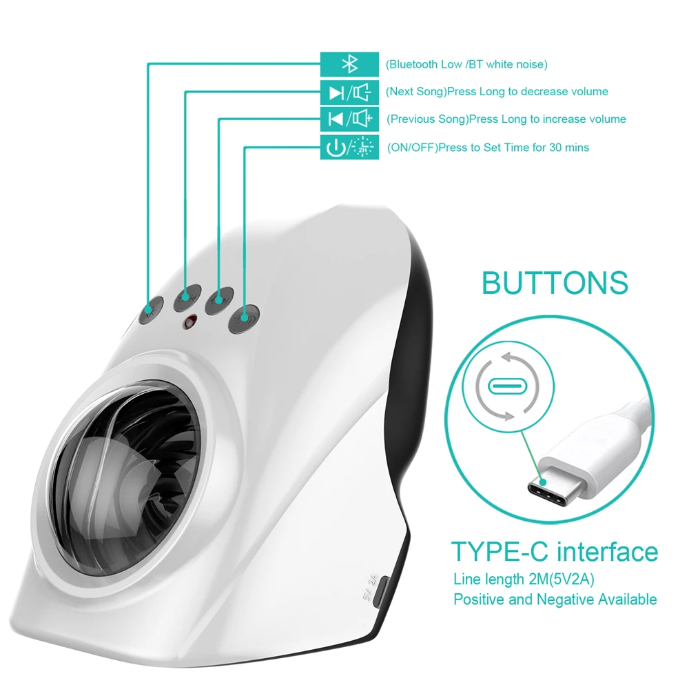 

Aurora Night Light LED Northern Aurora Projector Lamps with Remote Bluetooth Speaker 8 Soothing Sound Projector Projection Light