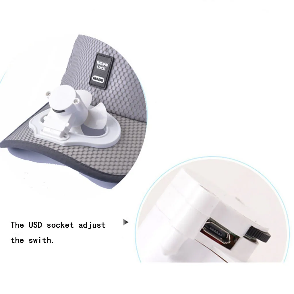 

Fashion Summer Fan Cooling Baseball Cap Hat USB Charging Breathable Shade Sunscreen Hat Unisex Sun Hat Casual Hat