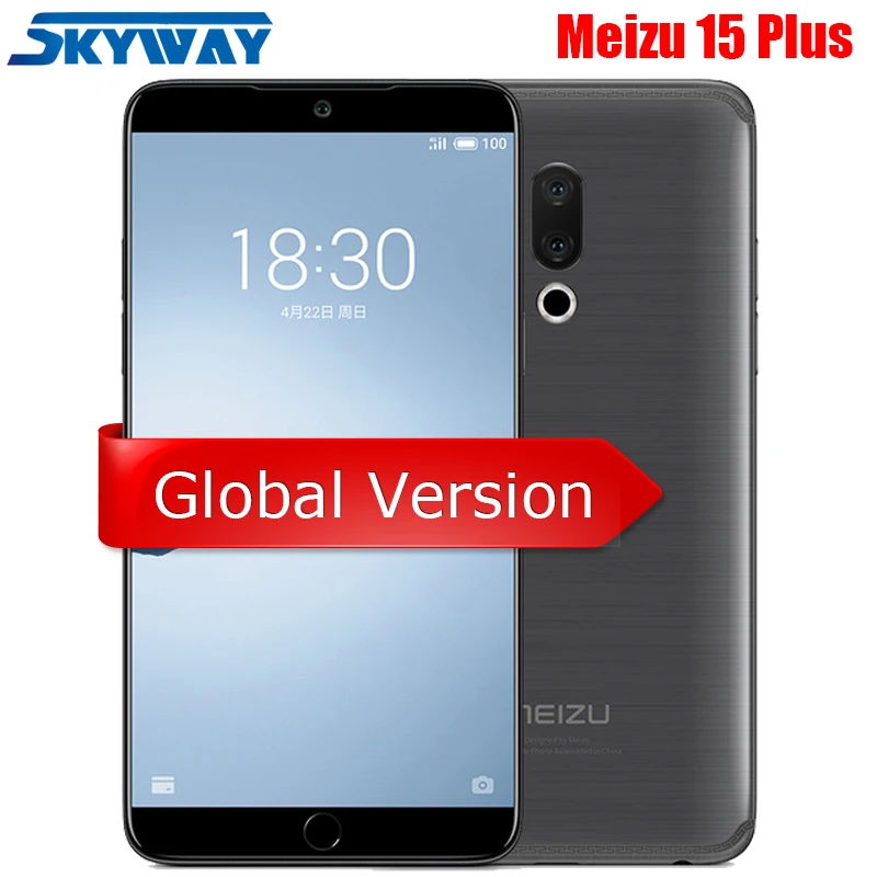 Оригинал Meizu 15 плюс 6 ГБ 64 г/128 Exynos 8895 Octa Core мобильный телефон 5 95 &quot1440P Экран 20MP