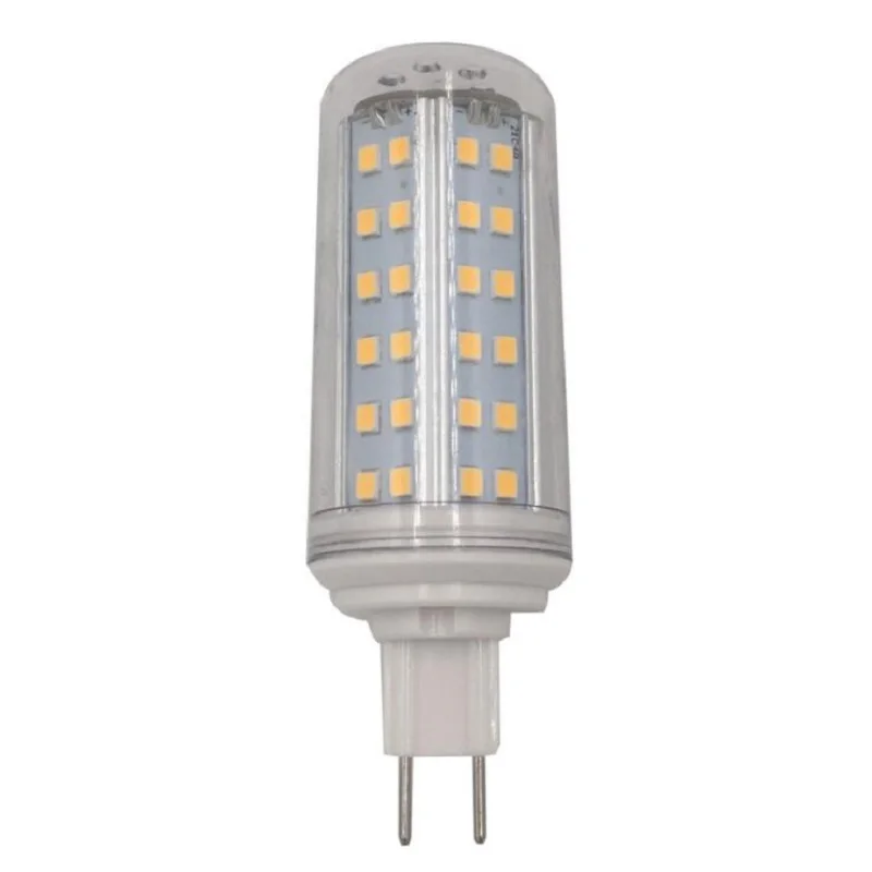 10pcs/Lot 12w Led corn bulb Light G8.5 PL tube Light 120lm/w with cover replce G8.5 Metal halide lamp AC85-265V