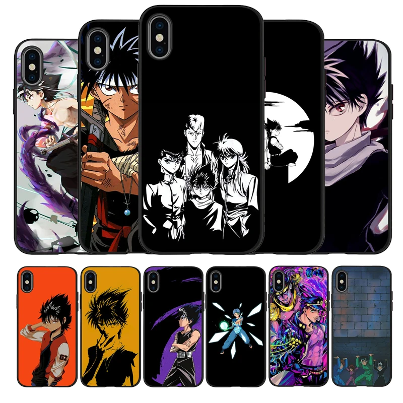 Yuyu Hakusho аниме черный ТПУ силиконовый мягкий чехол для телефона iPhone 11 12 Pro X XR XS MAX 5 6 7 8 Plus SE 2020|Бамперы| |