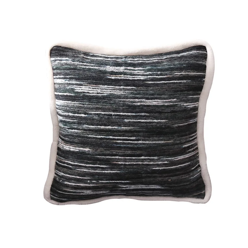 

Nordic Plush Soft Decor Cushion Cover Geometric Striped Throw pillow case for Living Room Car Chair Sofa Decorative pillowcase