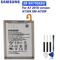 samsung original replacement battery eb ba750abu for samsung galaxy a7 2018 version sm a730x a730x sm a750f a10 3300mah