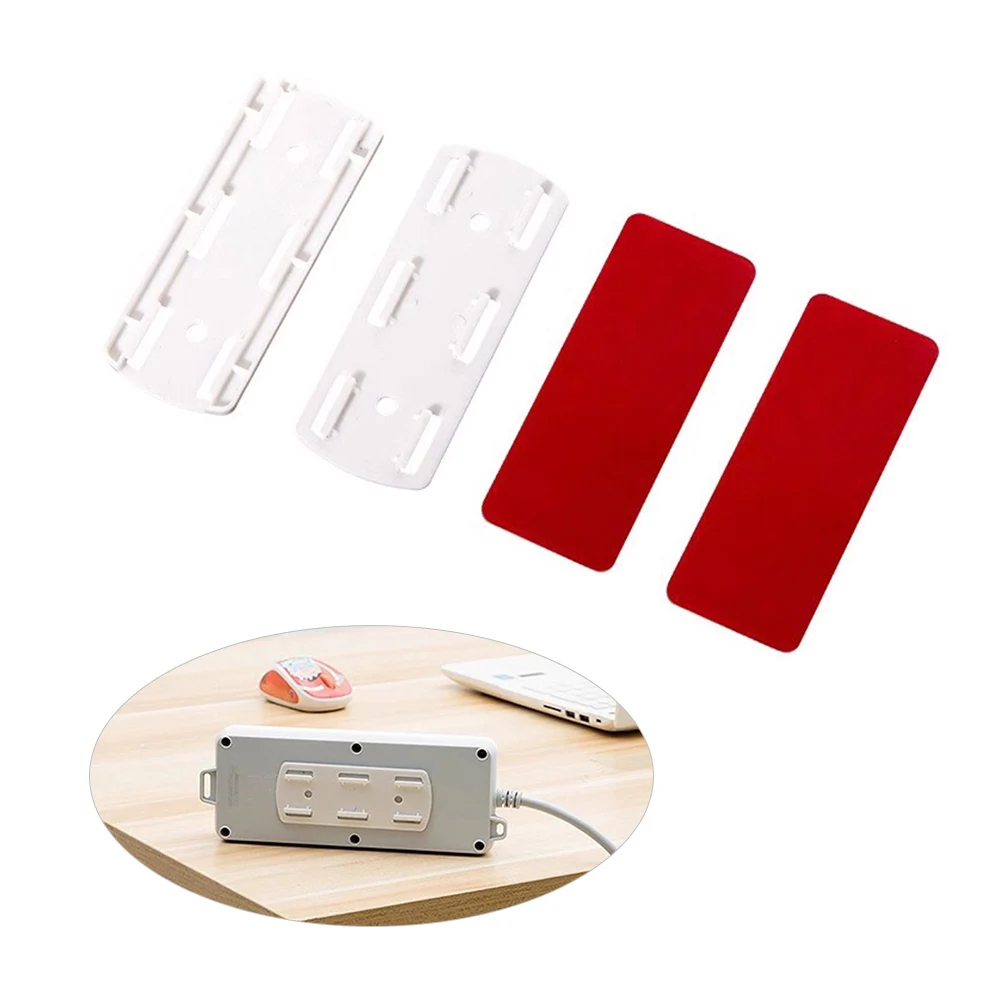 Самоклеящийся Настольный фиксатор для розетки органайзер кабеля самоклеящийся