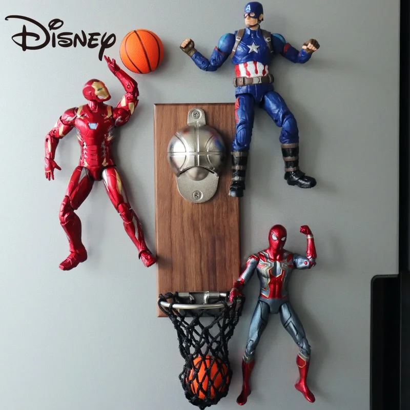 3D магниты на холодильник Disney Marvel Железный Человек паук декоративные наклейки с