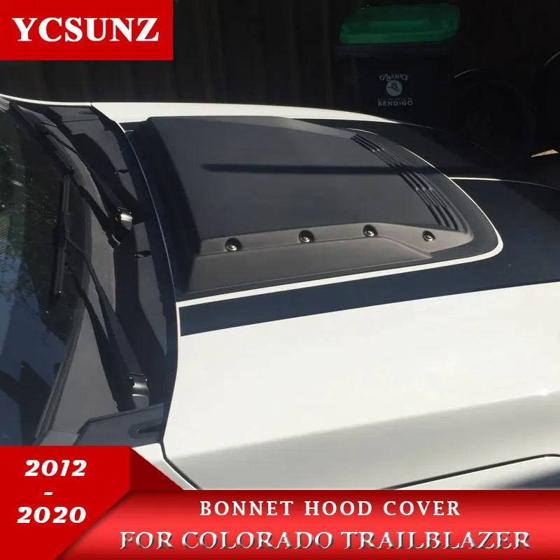 Черная крышка капота для Chevrolet Colorado 2012 2020 защита Holden TrailBlazer 2017 2019|hood cover|hood hoodhood black |