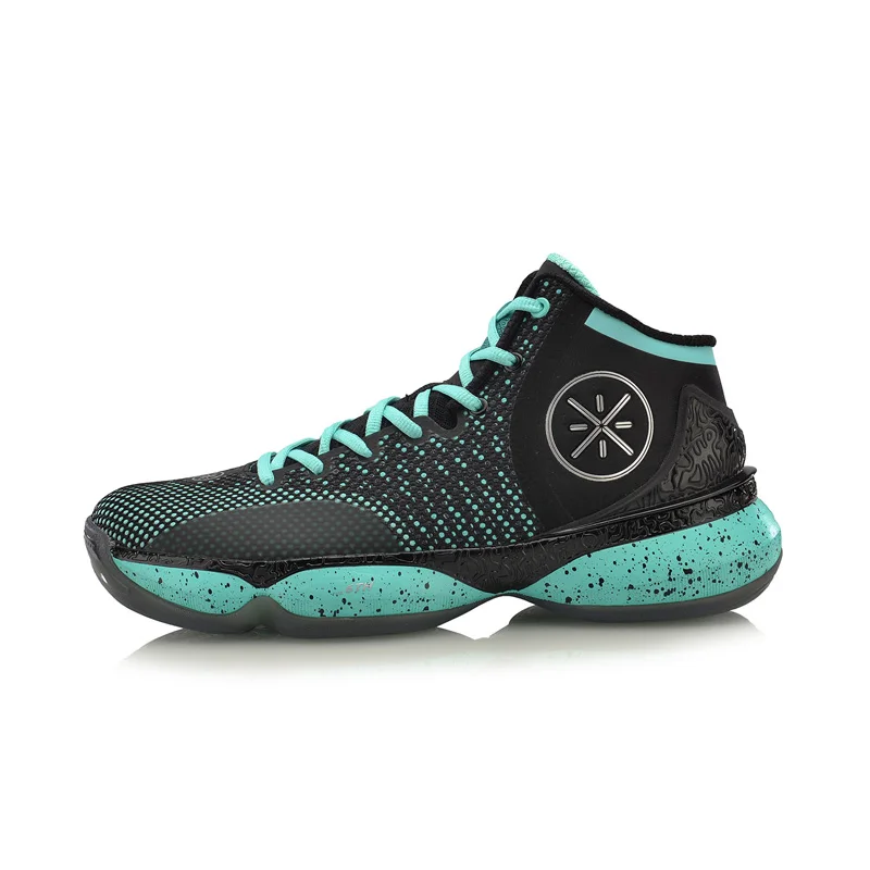 Li-Ning, мужские баскетбольные кроссовки, 6th, устойчивые кроссовки с подушкой, BOUNSE+, спортивная обувь, ABAM017, XYL291 - Цвет: ABAM017-1B