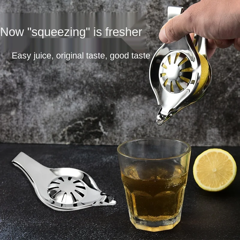 

1pc 430 stainless steel lemon Juicer orange manual Juicer lemon extruder creative lemon clip