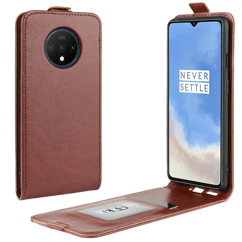 Для OnePlus 7 T Ретро Кожаный чехол для Pro кошелек Флип кожаный s coque fundas | Мобильные