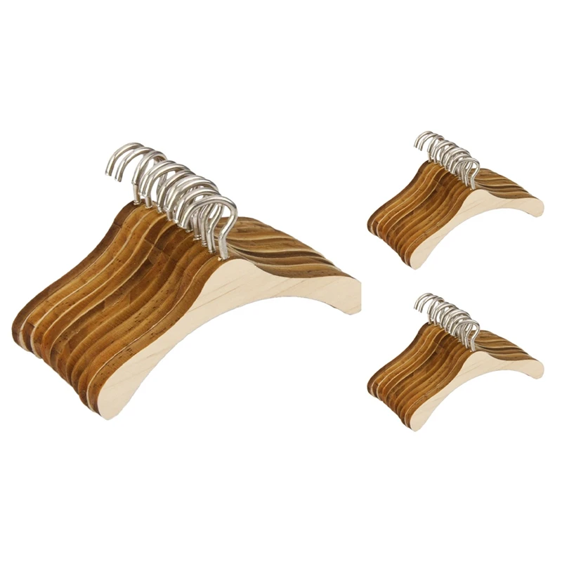 

10 шт. Кукла аксессуар Общая Длина деревянная вешалка для Bjd кукла