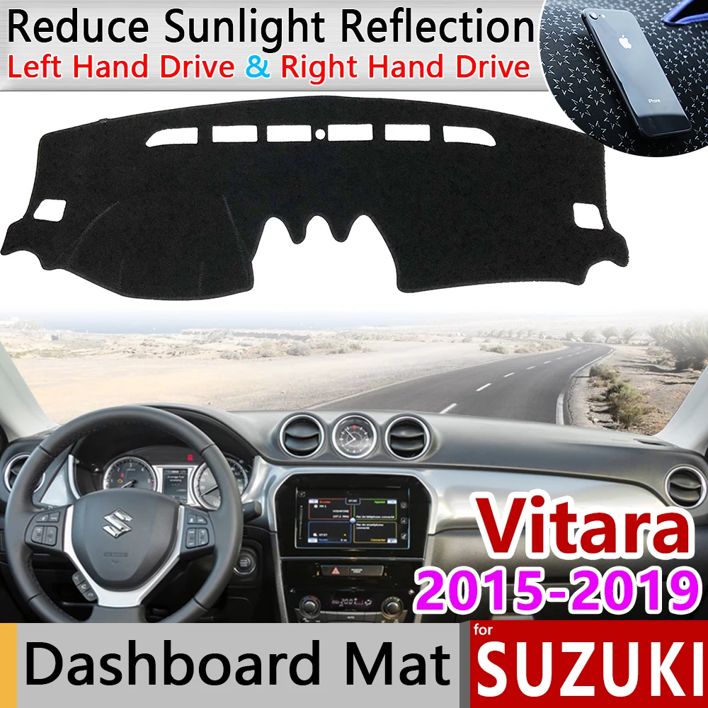 

for Suzuki Vitara LY 2015 2016 2017 2018 2019 Escudo Sport Anti-Slip Mat Dashboard Cover Pad Sunshade Dashmat Accessories Cape