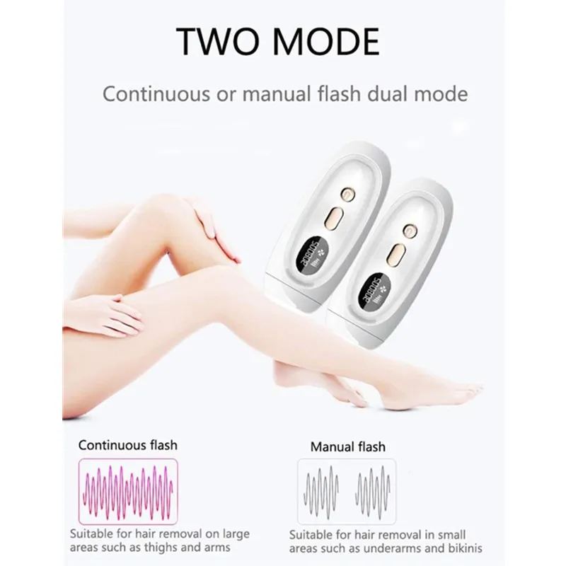 

Permanent Laser Mini Laser Hair Removal Device Freezing Point Painless Whole Body Bikini Epilator Armpit Leg Hair IPL Epilator