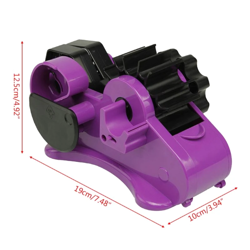 

Desktop Tape Dispenser Anti-slip Base Fit for Diameter Spool 2.5cm/1"; 7.5cm/3" Tape Width 4cm/1.57in for DIY Craft