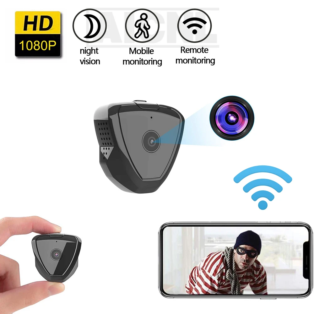 Mini IP Camera Home Security HD1080P WiFi Wireless Network Cam Surveillance Night Vision Baby Monitor Motion S6 Alarm Camcord