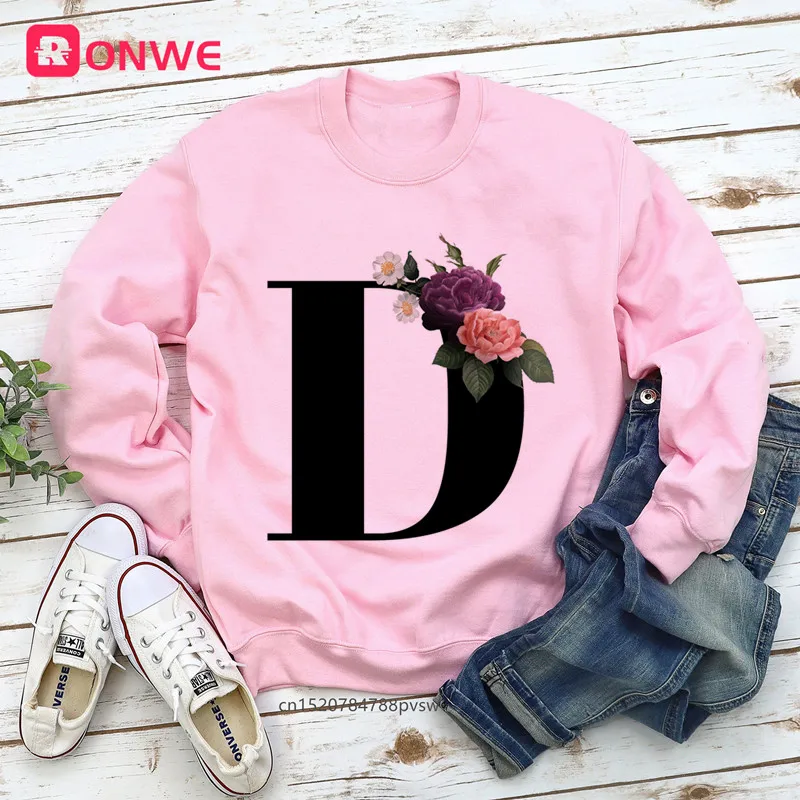 Женская комбинированная толстовка с надписью на заказ осенняя Толстовка для