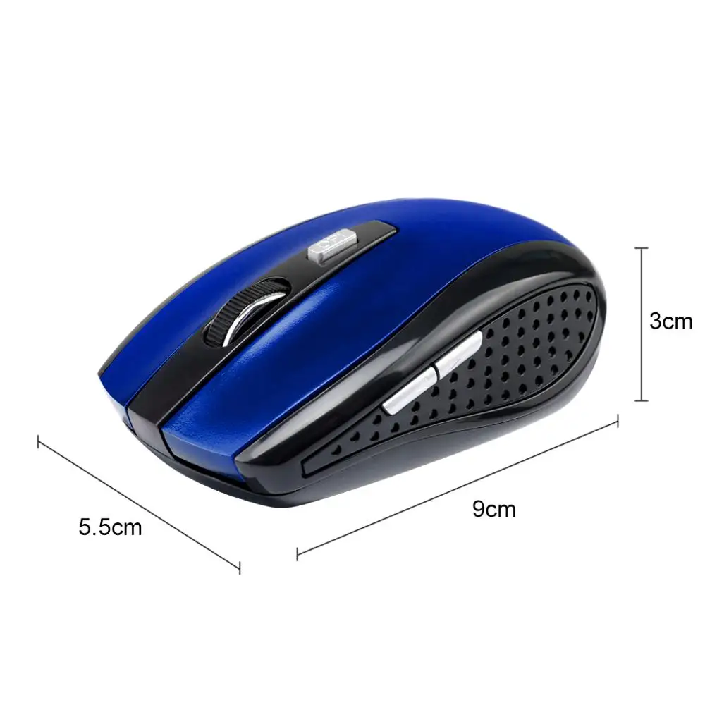 2 4ghz wireless gaming mouse usb receiver pro gamer portable ergonomic computer silent pc desktop laptop accessories free global shipping