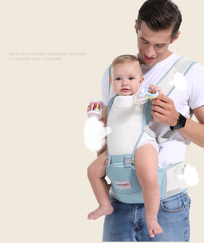 Four Seasons General Baby Carrier Waist Stool before Holding Style Multi-functional Baby Sit Deng Single Stool Summer Breathable
