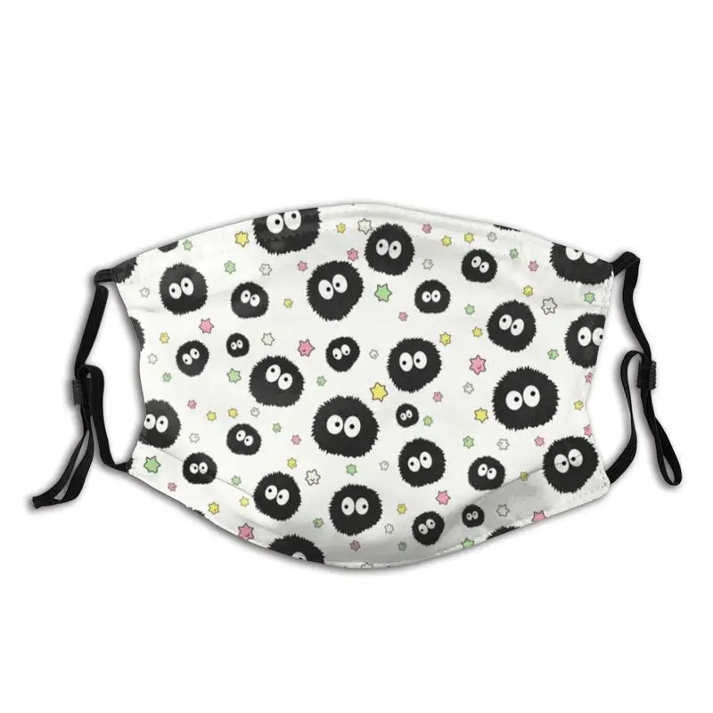 

Тоторо Soot Sprites «дышащие» Детские лицевая маска с фильтрами против дымки Пылезащитная крышка респиратор рот муфельная печь