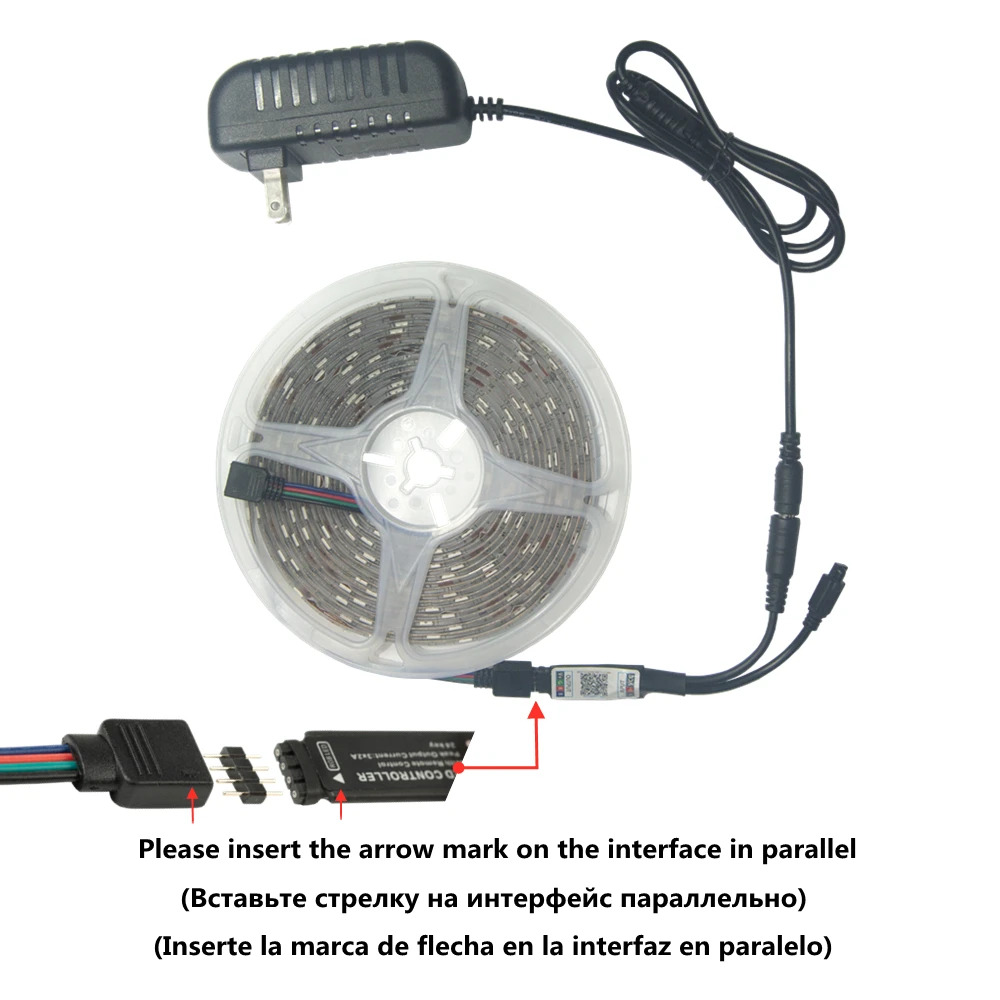 Светодиодные ленты Bluetooth светильник 5 м 20M RGB 2835 SMD 5050 Водонепроницаемый диод фон ТВ