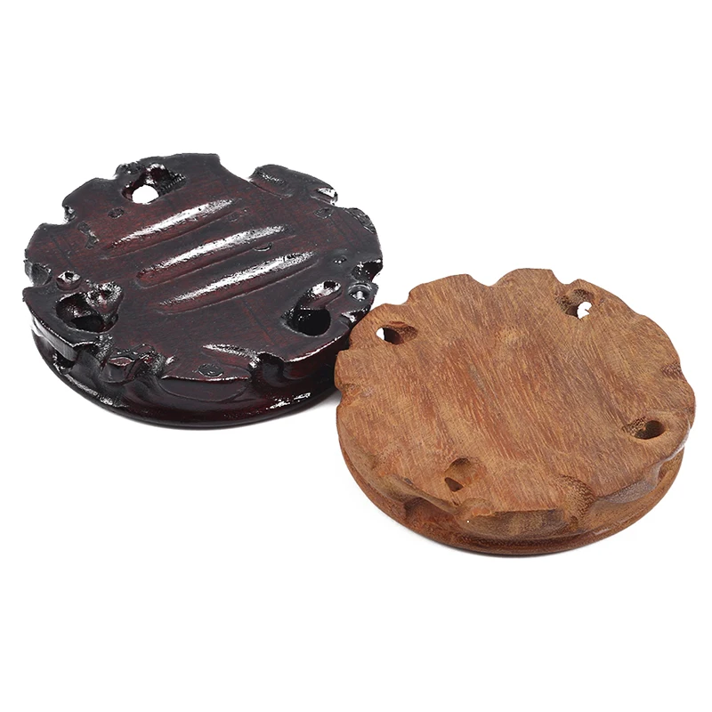 Деревянная подставка для стеклянных линз большая гадания и фотосъемки Lensball 95 100