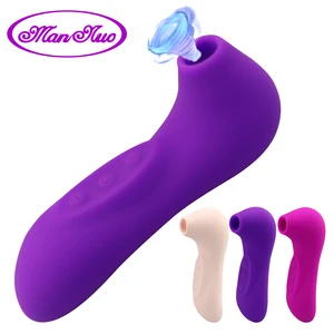 Вибратор на присосках, для клитора, Минет, Массаж точки G, Стимулятор клитора, сосание сосков, эротические интимные игрушки для женщин