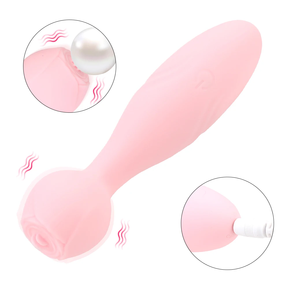 

Vaginal Anal Massager 7 Frequency 3 Speed Sucking Tongue Vibrator G Spot Clitoris Stimulation Oral Pussy Licking