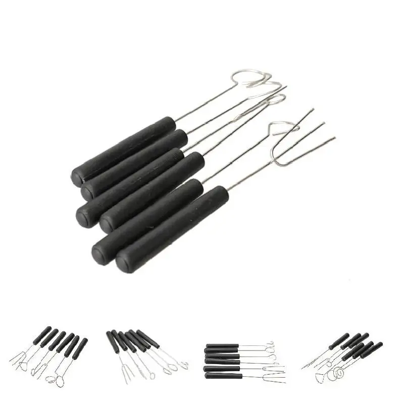 

6 Pcs/set Chocolate Dipping Tool Diy Candy Caker Fruit Fondue Decorating Kitchen Accessories Fork Kitchen Gadget Sets Cuisine