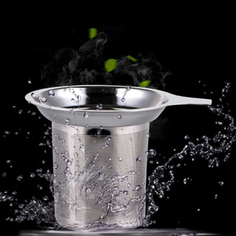 1 шт. Нержавеющая сталь Чай сетчатый заварки горшок Leaf специй фильтр комплект