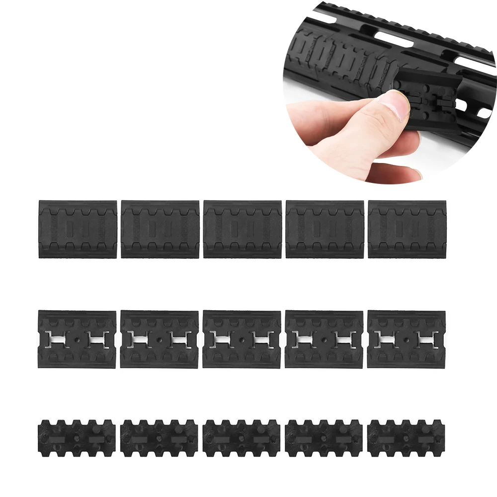 

Tactical Mlok Rail Covers M-lok SLOT SYSTEM Rail Panel 10 Sets For Outdoor Hunting Wargame Mount