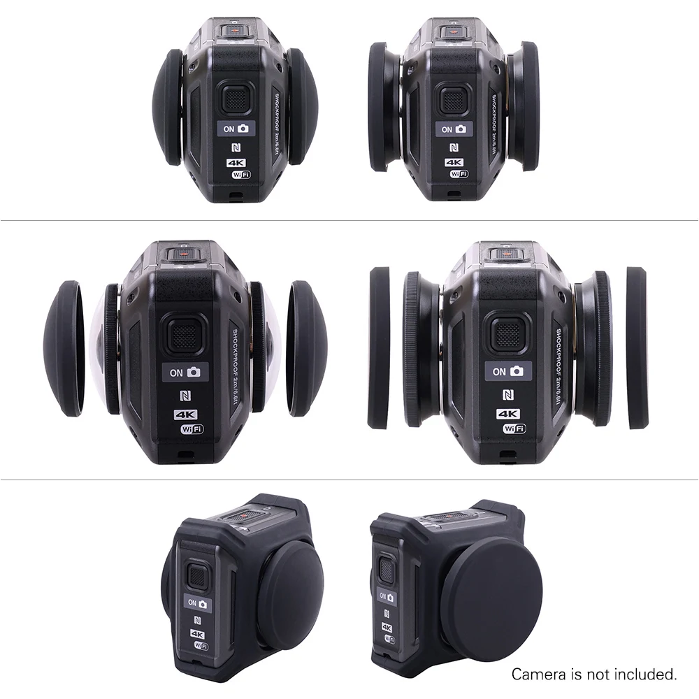 Силиконовая Защитная крышка объектива и подводная для камеры Nikon KeyMission 360|Крышки