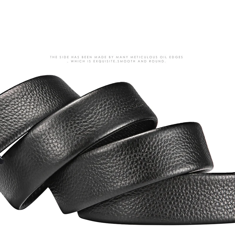 

Luxury PU Leather Litchi Men Belt Brand Male High Quality Aolly Automatic Buckle Belt For Mens Fashion Waist Belt Strap For Jean