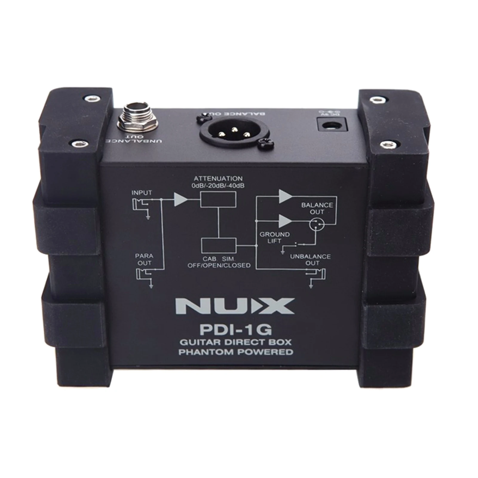 

Premium PDI-1G Guitar Direct Phantom Box Audio Mixer Compact Instrument Direct Box Streaming