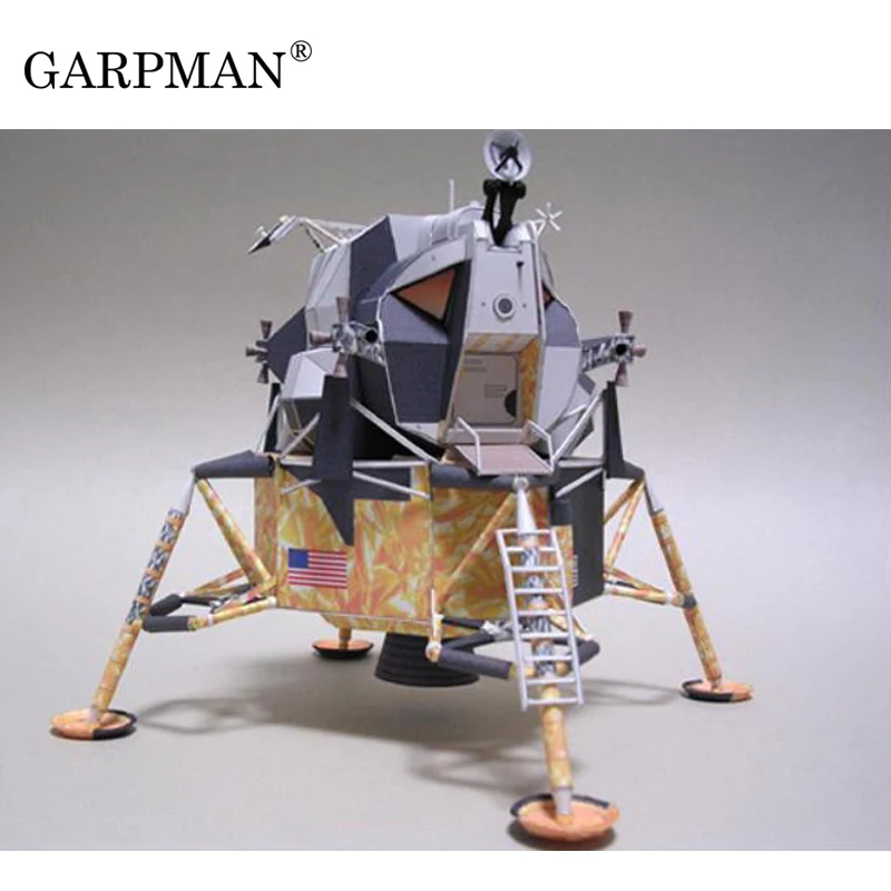 1:48 Apollo № 11 бумажная модель ручной работы для творчества Повседневная игрушка