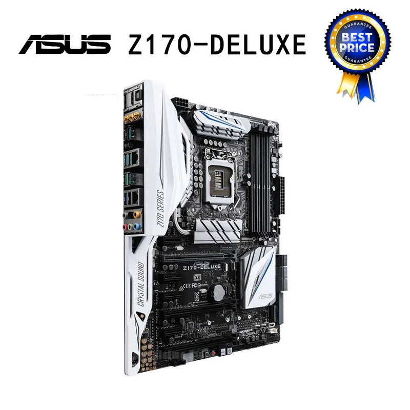 LGA 1151 Asus Z170 DELUXE Motherbaord DDR4 64 Гб i7 i5 i3 PCI E 3 0 м. 2 совместимому с HDMI оверлок блок питания