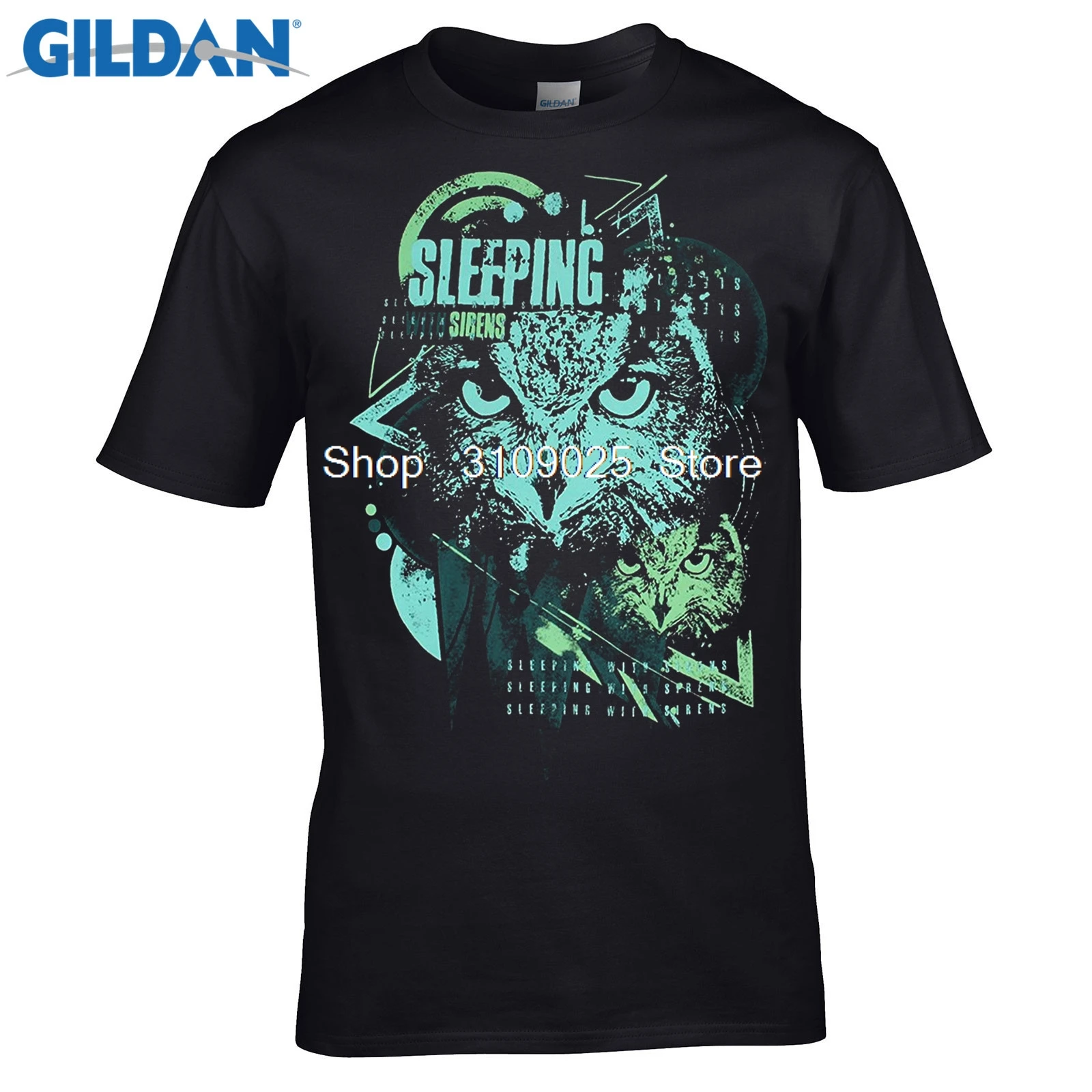 Топы летние классные забавные новые футболки Спящая с сирены футболка Post Hardcore