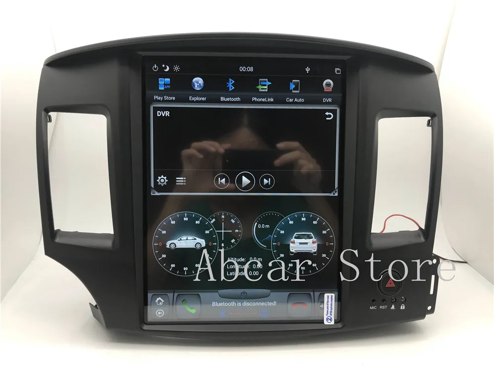 12,1 ''Tesla стиль Android 8,1 автомобильный dvd-плеер gps навигация для Mitsubishi Lancer EVO 2007- стерео радио PX6 HDMI авто ips