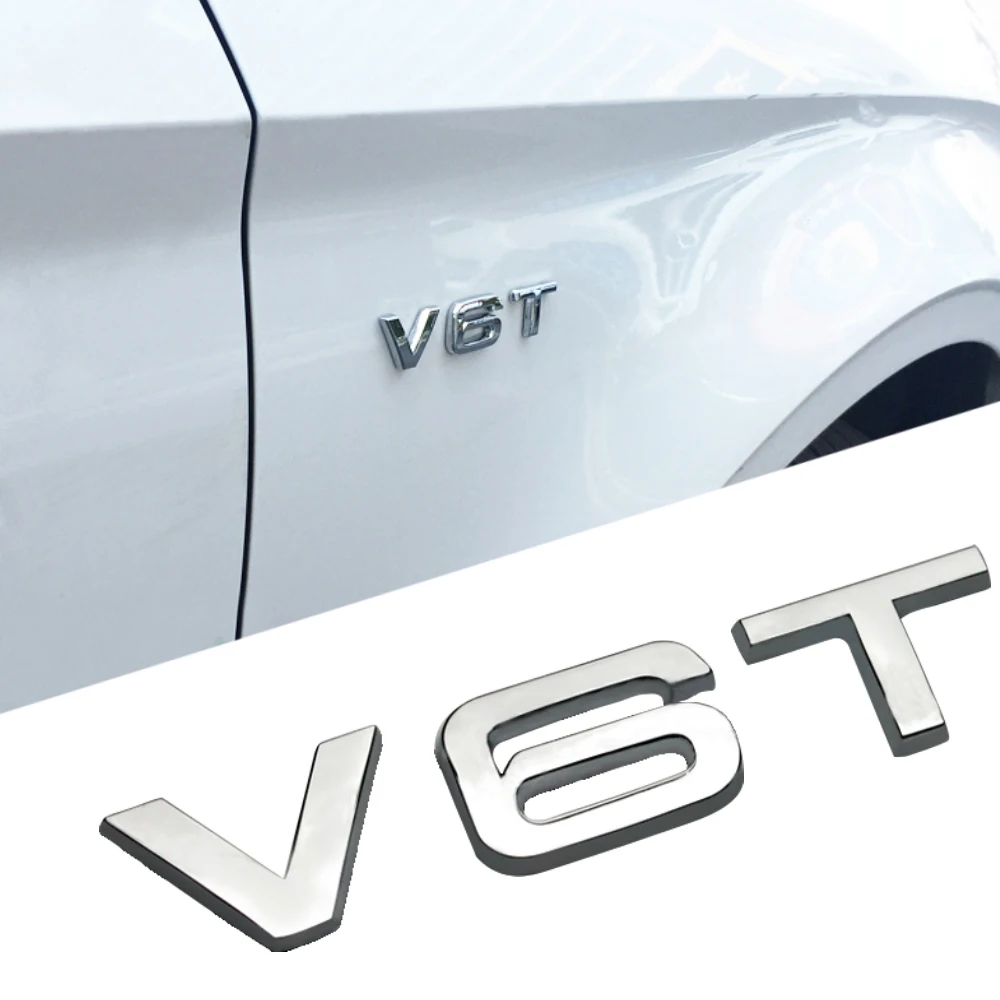 Автоматическая Настройка Accessoies турбины V6T боковина крыла Стикеры наклейки для Audi