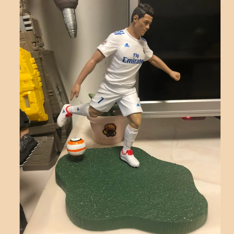 

Collectible Football star Lionel Messi Static model Ronaldo Figure Doll model Display Gifts 15CM