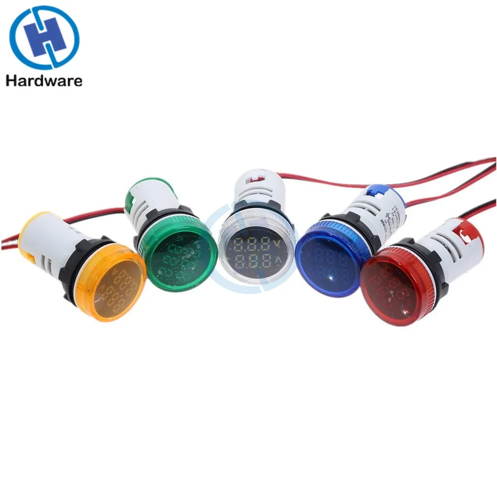 Цифровой амперметр квадратный измеритель переменного тока 50 500 В диапазон 0 а с