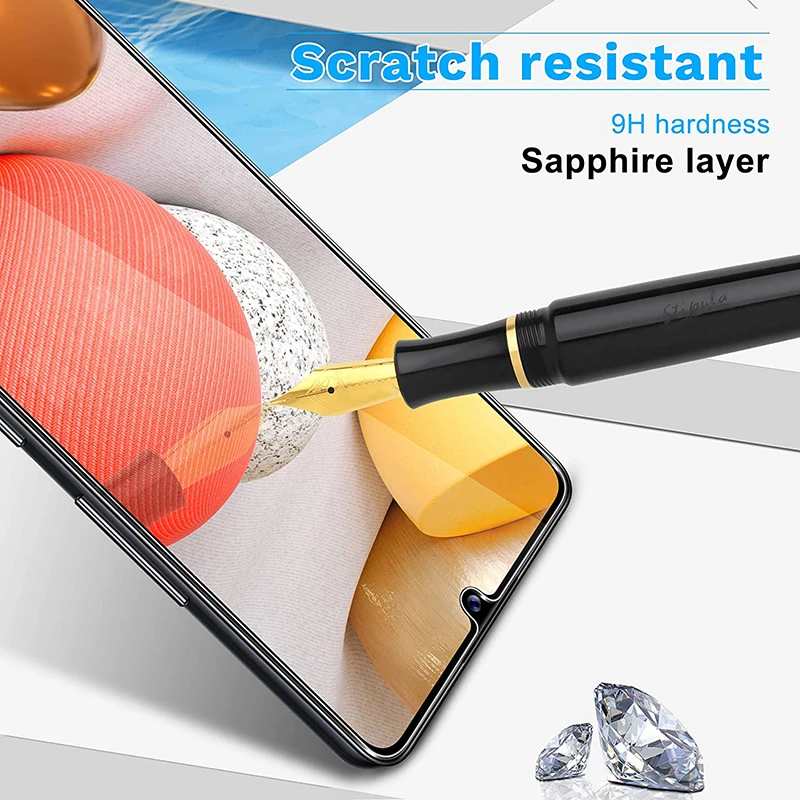 Закаленное стекло 9H для Samsung Galaxy A01 A11 A21 A31 A41 A51 A71 Защитное экрана M01 M11 M21 M31 M51