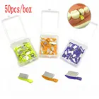 50 шт.кор. стоматологический клиновый нож Prime Teeth интерпроксимальный пластиковый клиновый нож с стоматологической матрицей из нержавеющей стали