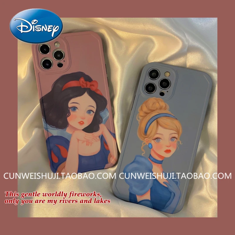 

Чехол для телефона Disney для IPhone 7/8P/X/XR/XS/XSMAX/11/12Pro/12mini Schneewittchen, чехол для телефона