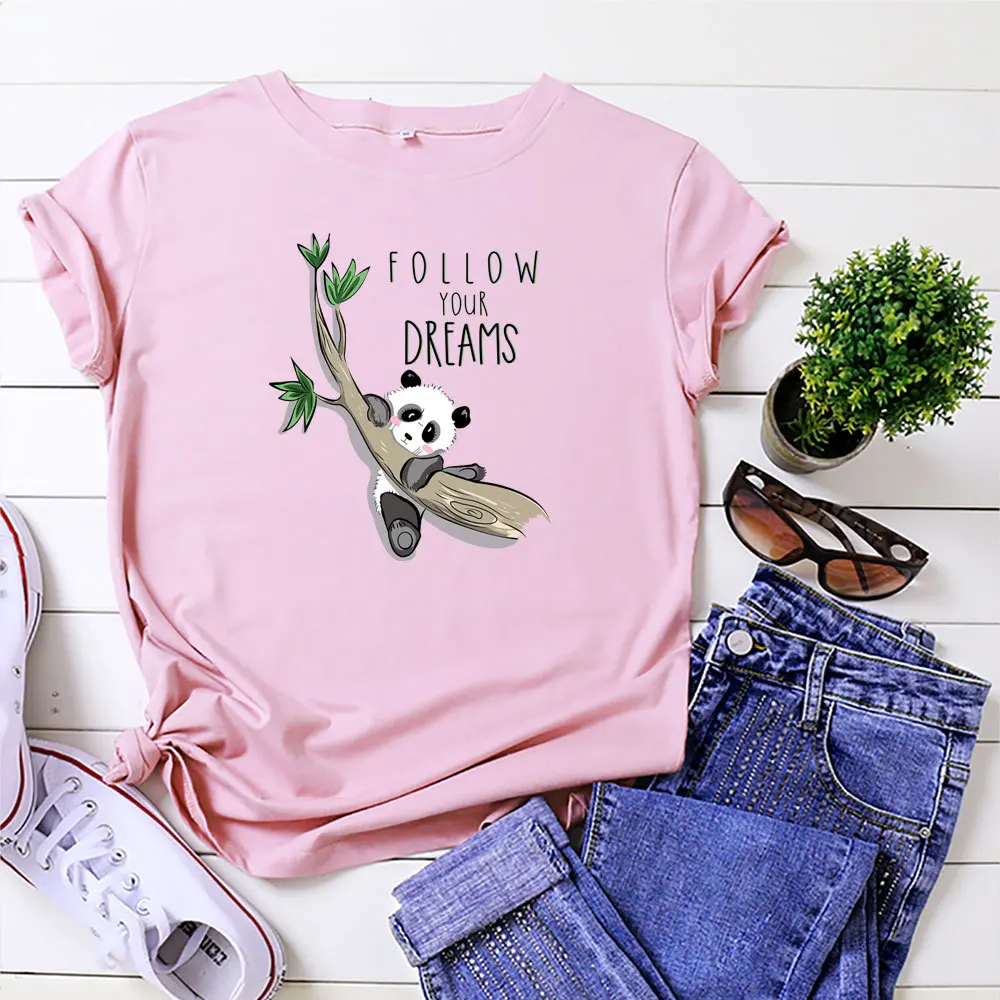 

Футболка женская оверсайз с круглым вырезом, 100% хлопок